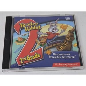 2001 Reader Rabbit 2nd Grade Mis Cheese Ious Dreamship Adventure Early Read CD‎